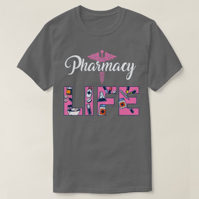 Camiseta Farmacéuticos Regalos Farmacia Impresa Estudios Mé (Diseño del anverso)
