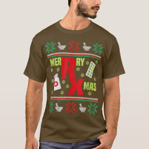 Camiseta Farmacia de Feliz Navidad Farmacia Farmacia Farmac