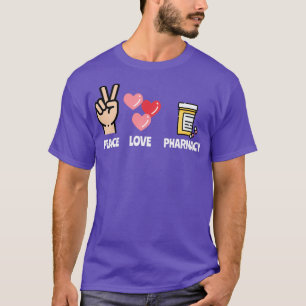 Camiseta Farmacia del Amor de la Paz Escuela Farmacéutica E