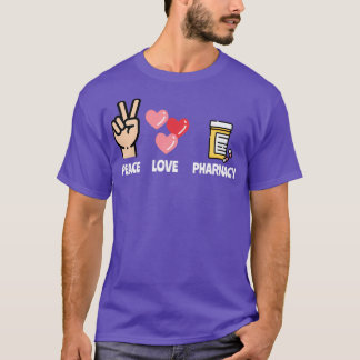 Camiseta Farmacia del Amor de la Paz Escuela Farmacéutica E