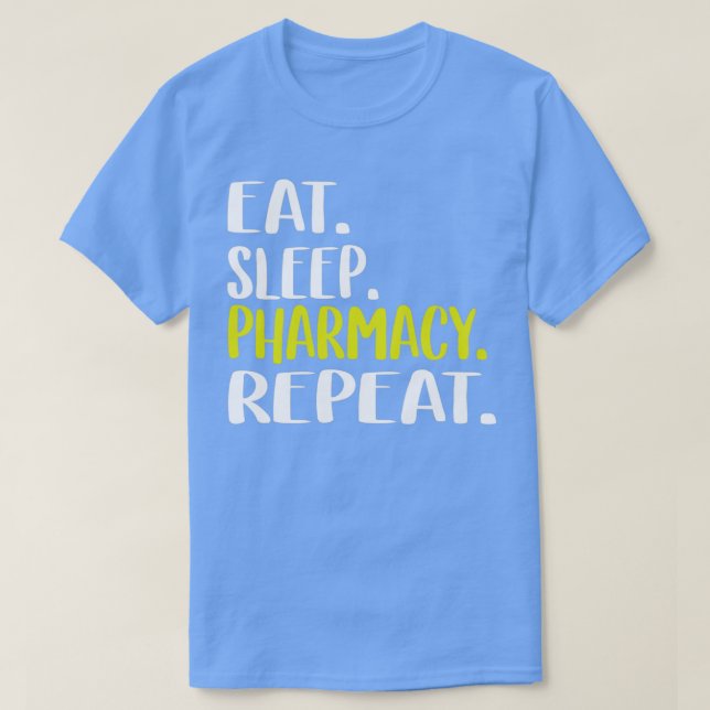 Camiseta Farmacia del sueño de Comer Repetir 18 (Diseño del anverso)