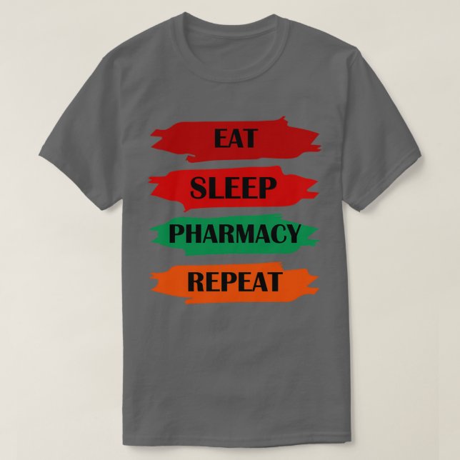 Camiseta Farmacia del sueño de Comer Repetir 24 (Diseño del anverso)