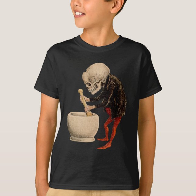 Camiseta Farmacia esquelética (Anverso)