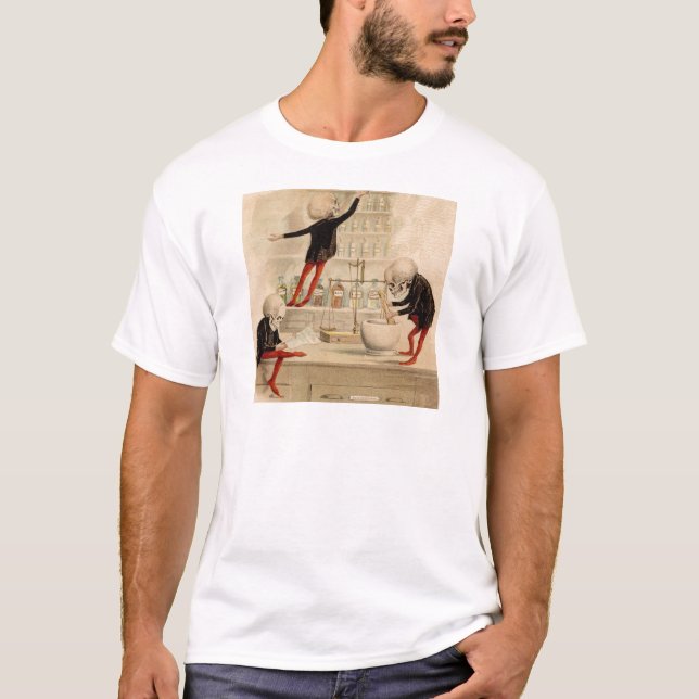 Camiseta Farmacia esquelética (Anverso)