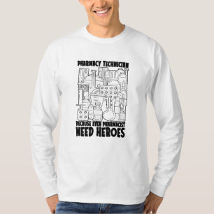 Camiseta Farmacia Farmacéutica Farmacéutica para Héroes Tec