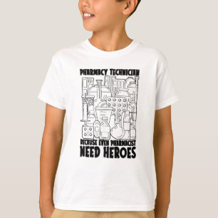 Camiseta Farmacia Farmacéutica Farmacéutica para Héroes Tec