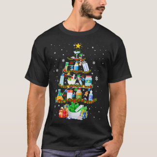 Camiseta Farmacia Farmatree Navidad Árbol Medicación Far