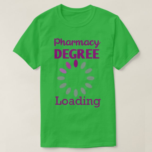 Camiseta Farmacia Grado de carga Estudiantil Farmacéutico 7 (Diseño del anverso)