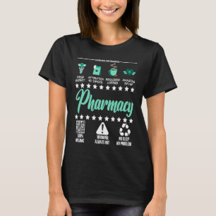 Camiseta Farmacia Sin Sueño Sin Problema Medicina Farmacéut