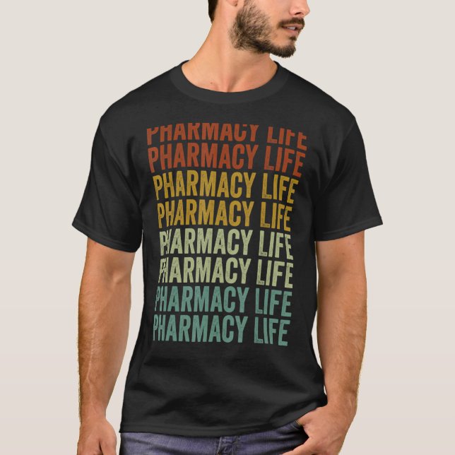 Camiseta Farmacia Vida Farmacéutica Farmacia Estudiante Cor (Anverso)