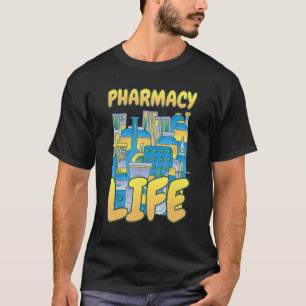 Camiseta Farmacia Vida Farmacéutica Farmacia Tecnología