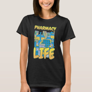 Camiseta Farmacia Vida Farmacéutica Farmacia Tecnología