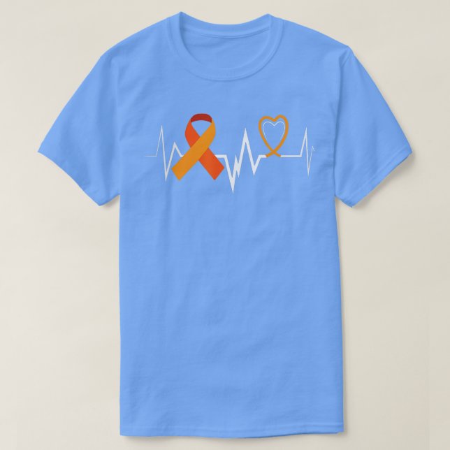 Camiseta Fármacos de las mujeres Leucemia Cinta Leucemia (Diseño del anverso)