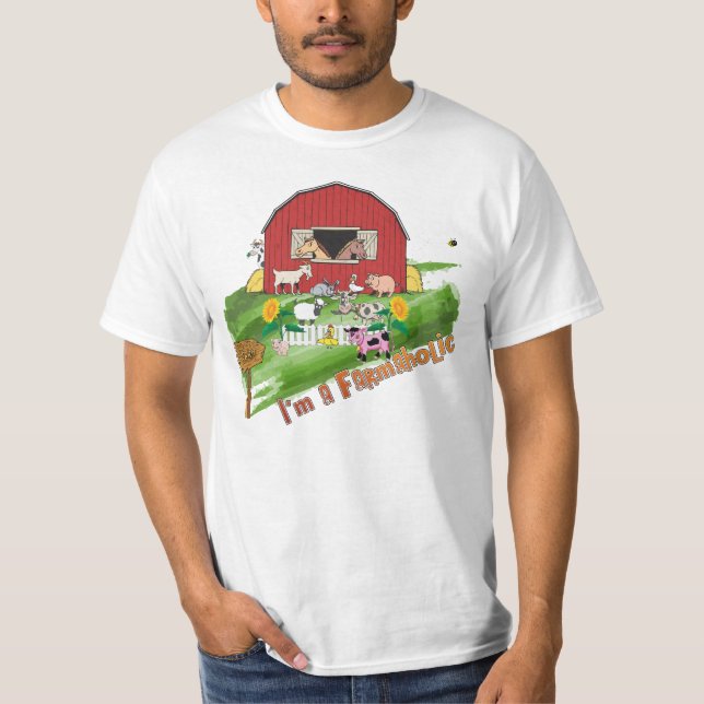 Camiseta FarmAholic Online Farm Games (Anverso)