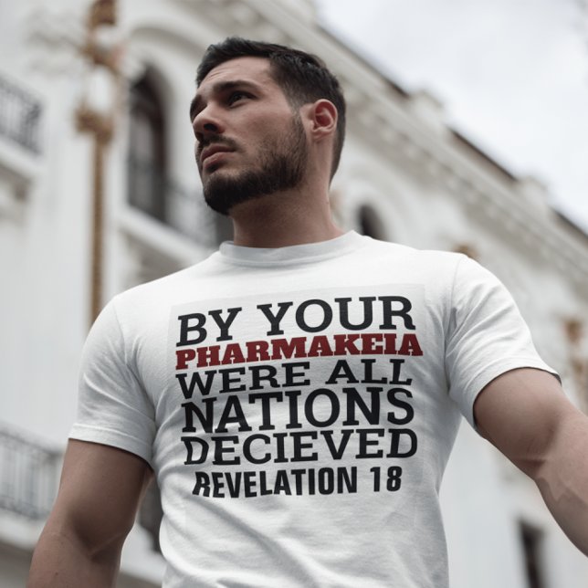 CAMISETA FARMAQUEÍA, VACUNA, MARCA DE LA BESTIA, CAMISAS (Subido por el creador)