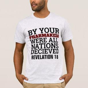 CAMISETA FARMAQUEÍA, VACUNA, MARCA DE LA BESTIA, CAMISAS
