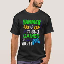 Camiseta Farmer by Day Gamer by Night