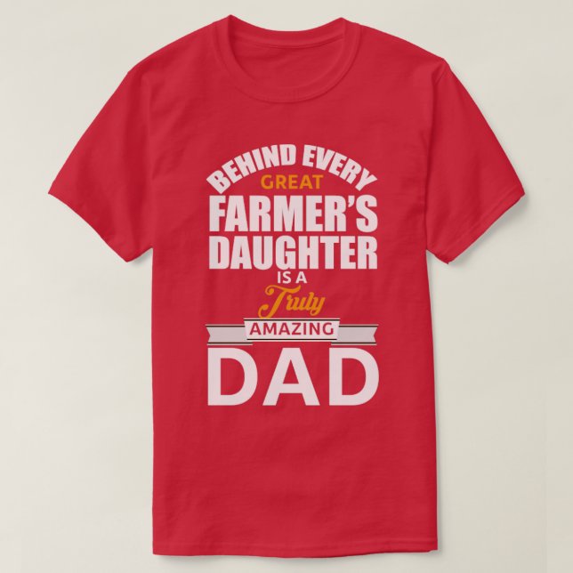 Camiseta Farmer Daughers Daddy (Diseño del anverso)