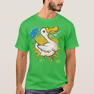 Camiseta Farmer Farm Bird Animal Lover Pop Art Duck