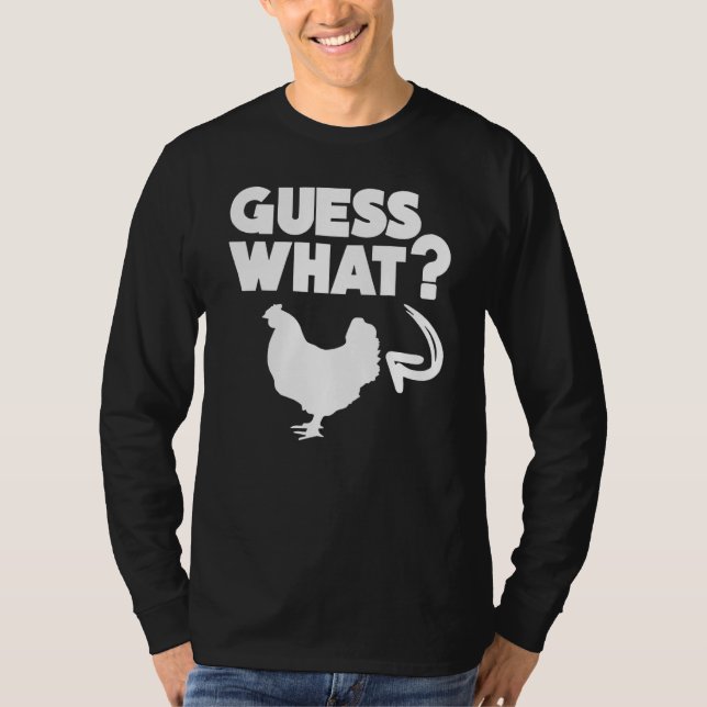 Camiseta Farmer Garden Guess What Chicken Butt (Anverso)