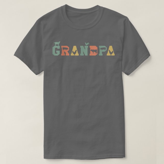 Camiseta Farmer Grandpa Ranch Farming Life Agriculture Gran (Diseño del anverso)