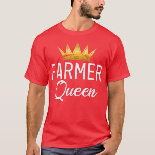 Camiseta Farmer Queen Farm Lover Farming