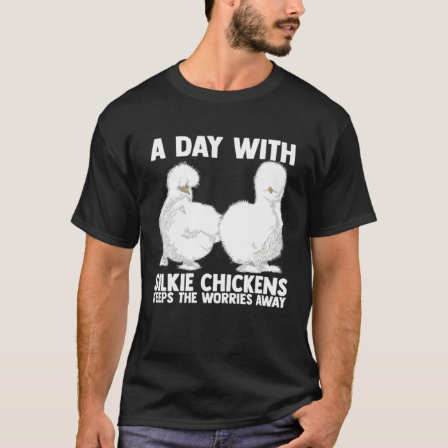 Camiseta Farmer Silkie Chicken Mama Silky Chicken Farmer (Anverso)