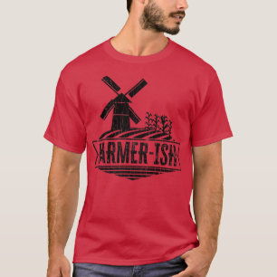 Camiseta Farmerish Grunny Farming Farmer Tractor Animales G