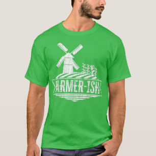 Camiseta Farmerish Grunny Farming Farmer Tractor Animales G