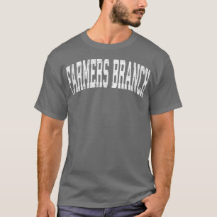 Camiseta Farmers Branch Teas TX Vintage Athletic Sports Des