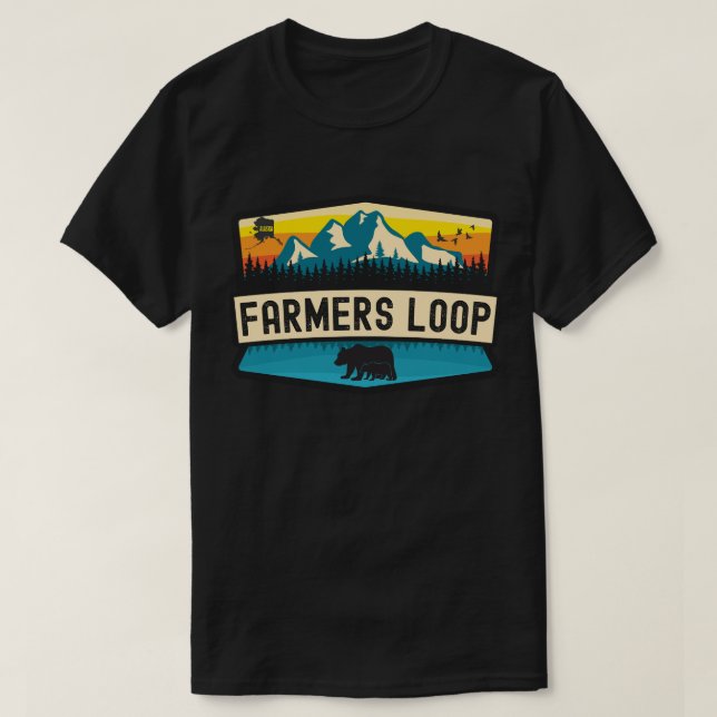 Camiseta Farmers Loop, Alaska (Diseño del anverso)