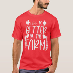 Camiseta Farmhouse Chicken Farming for Farmer Agriculturist