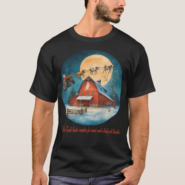 Camiseta Farmyard Christmas Flight (Anverso)