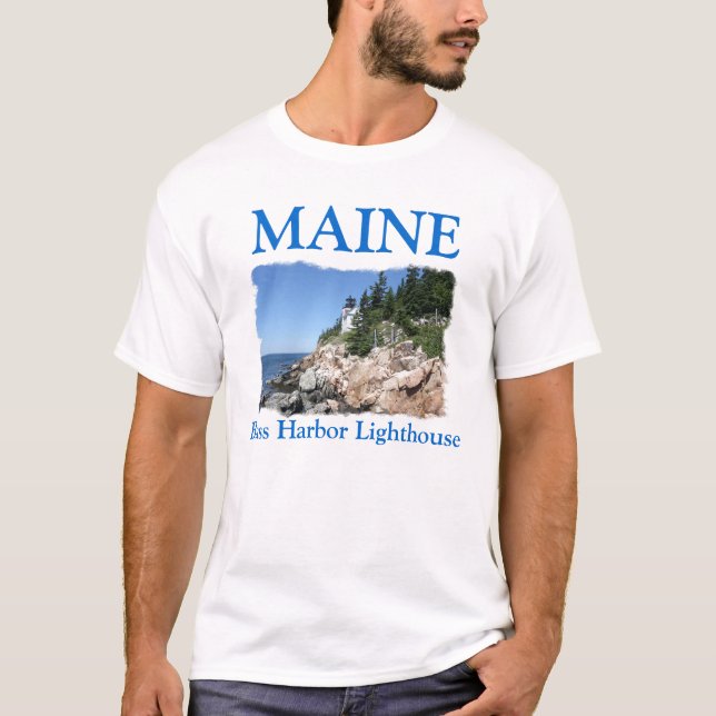 Camiseta Faro bajo del puerto (Anverso)