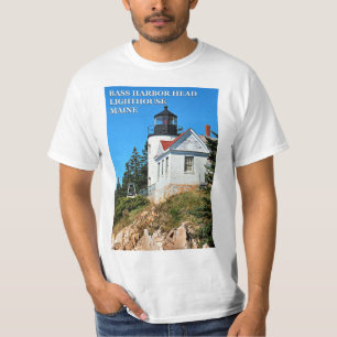 Camiseta Faro Bass Harbour Head, Maine T-Shirt