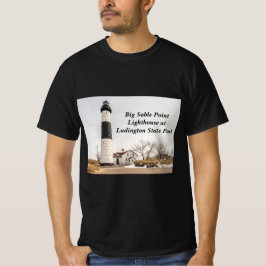 Camiseta Faro Big Sable Point en Ludington