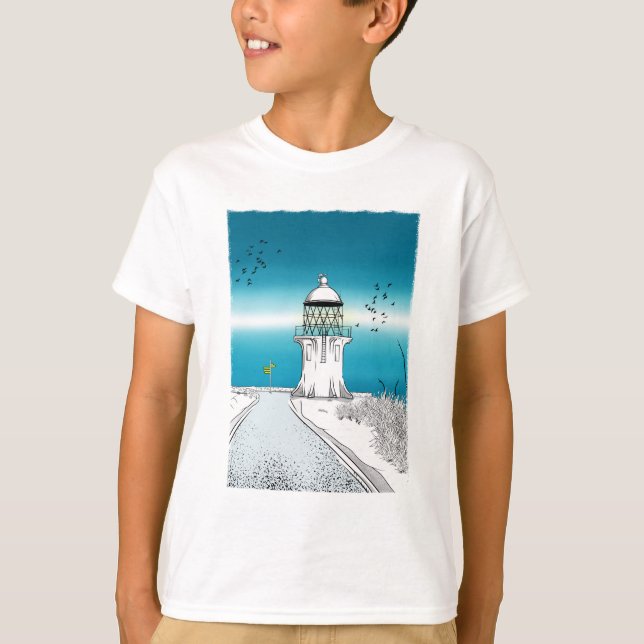 Camiseta Faro Cape Reinga Northland NZ (Anverso)