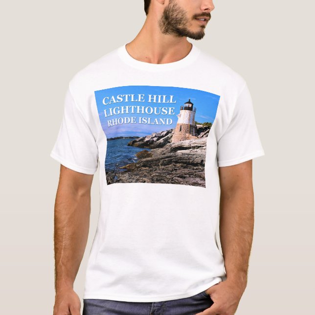 Camiseta Faro Castle Hill, Isla Rhode (Anverso)
