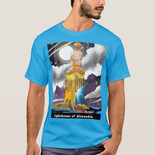 Camiseta Faro de Alejandría  (Anverso)