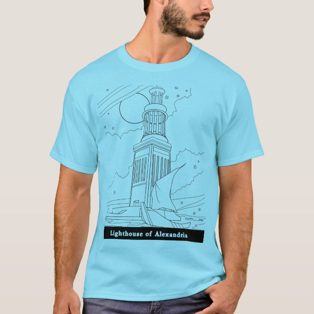 Camiseta Faro de Alexandria T-Shirt (Anverso)