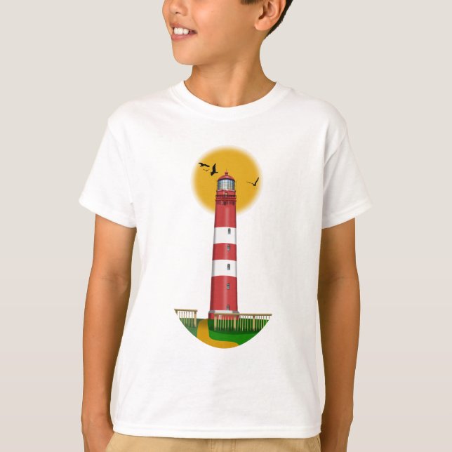 Camiseta Faro de Amrum Alemania (Anverso)
