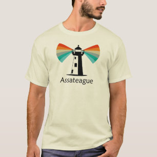 Camiseta Faro de Assateague Virginia Arcoíris