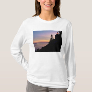 Camiseta Faro de Bass Harbor en la isla Mt. Desert,