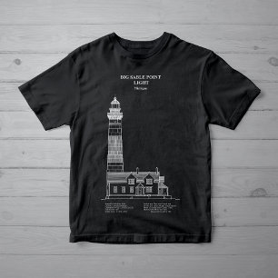Camiseta Faro de Big Sable Point - Míchigan – DC