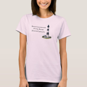 Camiseta Faro de Bodie - Bancos exteriores Carolina del Nor