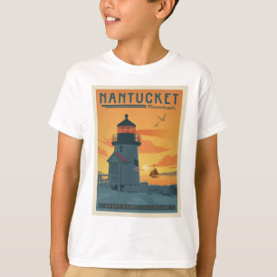 Camiseta Faro de Brant Point Mamáes de Nantucket