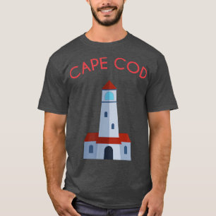 Camiseta Faro de Cape Cod en Boston MAMÁES Nueva Inglaterra