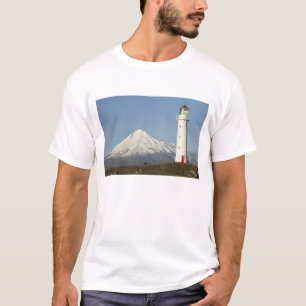 Camiseta Faro de Cape Egmont y Mt Taranaki / Mt