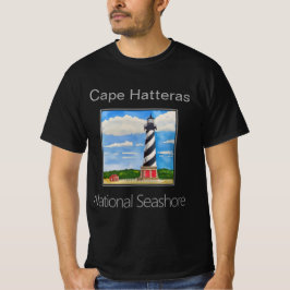 Camiseta Faro de Cape Hatteras, en la costa nacional
