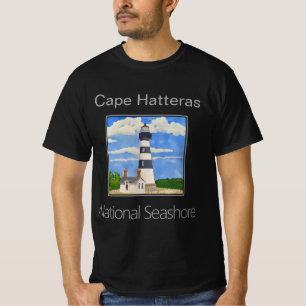 Camiseta Faro de Cape Hatteras, en la costa nacional